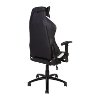 Кресло игровое NORDEN Lotus PRO carbon / черно - красная экокожа/ стальная крестовина