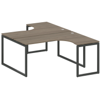 Metal System Quattro Р. ст. криволинейная на О-образном м/к 40БО.РАС-СА-2.4 Акация/Антрацит металл 1600*2435*750 Metal System Quattro Р. ст. криволинейная на О-образном м/к 40БО.РАС-СА-2.4 Акация/Антрацит металл 1600*2435*750