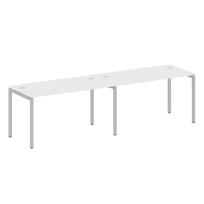 Metal System Quattro Р. ст. на 2 раб. места на П-образном м/к 40БП.СМ-2.3 Акация/Антрацит металл 2800*720*750 Metal System Quattro Р. ст. на 2 раб. места на П-образном м/к 40БП.СМ-2.3 Акация/Антрацит металл 2800*720*750