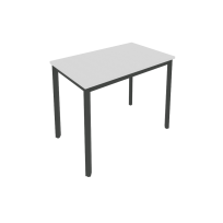 Slim Стол офисный на металлокаркасе С.СП-3.1 Белый/Антрацит металл 980×600×750 Slim Стол офисный на металлокаркасе С.СП-3.1 Белый/Антрацит металл 980×600×750