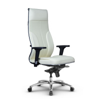 Кресло для руководителя Метта L 1m 46/2D_17838_Кожа перфорированная NewLeather - Темно-коричневый_Кожа перфорированная NewLeather - Темно-коричневый Кресло для руководителя Метта L 1m 46/2D_17838_Кожа перфорированная NewLeather - Темно-коричневый_Кожа перфорированная NewLeather - Темно-коричневый