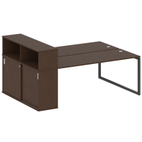 Metal System Quattro Р. ст. с шкафом-купе на О-образном м/к 40БО.РС-СШК-2.5 Т Акация/Антрацит металл 2210*1475*1098 Metal System Quattro Р. ст. с шкафом-купе на О-образном м/к 40БО.РС-СШК-2.5 Т Акация/Антрацит металл 2210*1475*1098
