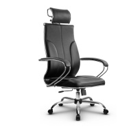 Кресло для руководителя Метта L 2c 46/K_17833_Кожа перфорированная NewLeather - Черный_Кожа перфорированная NewLeather - Черный Кресло для руководителя Метта L 2c 46/K_17833_Кожа перфорированная NewLeather - Черный_Кожа перфорированная NewLeather - Черный