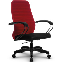 Кресло офисное Metta  SU-CP-10P (SU-СК130-10P) PL / Красный – Красный