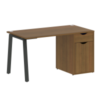 Home Office Стол офисный VR.SP-3-138.1.A Денвер Светлый/Металл Мокко 1380×720×750 Home Office Стол офисный VR.SP-3-138.1.A Денвер Светлый/Металл Мокко 1380×720×750