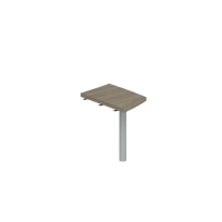 Приставка боковая малая левая Wing / WN.104.OL.L / 500×856×750 / Цвет: Дуб светлый / Опора: Серебрянный металлик Приставка боковая малая левая Wing / WN.104.OL.L / 500×856×750 / Цвет: Дуб светлый / Опора: Серебрянный металлик