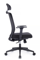 Кресло для руководителя RV Design Style 6215A Черный/Серый