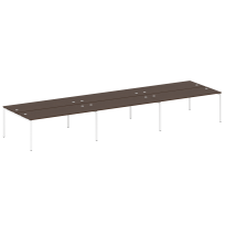 Metal System Quattro Р. ст. на 6 раб. места на П-образном м/к 40БП.СМ-6.5 Акация/Антрацит металл 5400*1475*750 Metal System Quattro Р. ст. на 6 раб. места на П-образном м/к 40БП.СМ-6.5 Акация/Антрацит металл 5400*1475*750