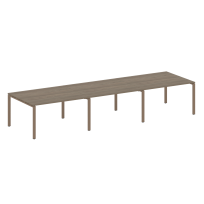 Metal System Перег. стол (3 столешницы) на П-оразном м/к БП.ПРГ-3.3 Акация/Антрацит металл 4200*1235*750 Metal System Перег. стол (3 столешницы) на П-оразном м/к БП.ПРГ-3.3 Акация/Антрацит металл 4200*1235*750