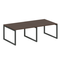 Metal System Quattro Перег. стол (2 столешницы) на О-образном м/к 50БО.ПРГ-2.2 Акация/Антрацит металл 2400*1235*750 Metal System Quattro Перег. стол (2 столешницы) на О-образном м/к 50БО.ПРГ-2.2 Акация/Антрацит металл 2400*1235*750