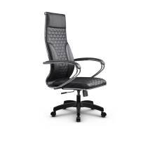 Кресло для руководителя Метта L 1c 44C/K_17831 Кожа перфорированная NewLeather – Черный Кресло для руководителя Метта L 1c 44C/K_17831 Кожа перфорированная NewLeather – Черный