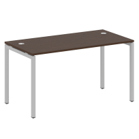 Metal System Quattro Стол офисный на П-образном м/к 40БП.СП-3 Вяз/Мокко металл 1400×720×750 Metal System Quattro Стол офисный на П-образном м/к 40БП.СП-3 Вяз/Мокко металл 1400×720×750