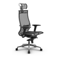 Кресло для руководителя Samurai S-3.051 Infinity Easy Clean черный плюс