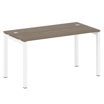 Metal System Quattro Стол офисный на П-образном м/к 50БП.СП-3 Вяз/Мокко металл 1400×720×750 Metal System Quattro Стол офисный на П-образном м/к 50БП.СП-3 Вяз/Мокко металл 1400×720×750