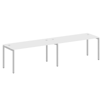 Metal System Quattro Р. ст. на 2 раб. места на П-образном м/к 40БП.СМ-2.4 Акация/Антрацит металл 3200*720*750 Metal System Quattro Р. ст. на 2 раб. места на П-образном м/к 40БП.СМ-2.4 Акация/Антрацит металл 3200*720*750