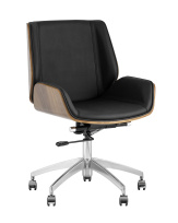 Кресло офисное TopChairs Crown черное Кресло офисное TopChairs Crown черное