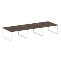 Metal System Quattro Р. ст. на 6 раб. места на О-образном м/к 50БО.СМ-6.3 Акация/Антрацит металл 4200*1475*750 Metal System Quattro Р. ст. на 6 раб. места на О-образном м/к 50БО.СМ-6.3 Акация/Антрацит металл 4200*1475*750