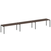 Metal System Quattro Р. ст. на 3 раб. места на П-образном м/к 40БП.СМ-3.5 Акация/Антрацит металл 5400*720*750 Metal System Quattro Р. ст. на 3 раб. места на П-образном м/к 40БП.СМ-3.5 Акация/Антрацит металл 5400*720*750
