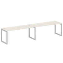 Metal System Quattro Р. ст. на 2 раб. места на О-образном м/к 50БО.СМ-2.5 Акация/Антрацит металл 3600*720*750 Metal System Quattro Р. ст. на 2 раб. места на О-образном м/к 50БО.СМ-2.5 Акация/Антрацит металл 3600*720*750