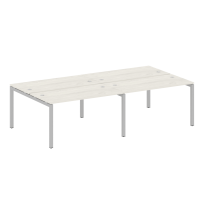 Metal System Quattro Р. ст. на 4 раб. места на П-образном м/к 50БП.СМ-4.3 Акация/Антрацит металл 2800*1475*750 Metal System Quattro Р. ст. на 4 раб. места на П-образном м/к 50БП.СМ-4.3 Акация/Антрацит металл 2800*1475*750