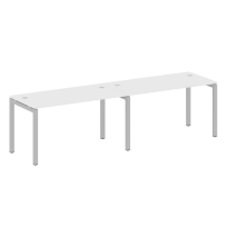 Metal System Quattro Р. ст. на 2 раб. места на П-образном м/к 50БП.СМ-2.3 Акация/Антрацит металл 2800*720*750 Metal System Quattro Р. ст. на 2 раб. места на П-образном м/к 50БП.СМ-2.3 Акация/Антрацит металл 2800*720*750