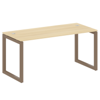 Metal System Quattro Стол офисный на О-образном м/к 50БО.СП-4 Вяз/Мокко металл 1600×720×750 Metal System Quattro Стол офисный на О-образном м/к 50БО.СП-4 Вяз/Мокко металл 1600×720×750