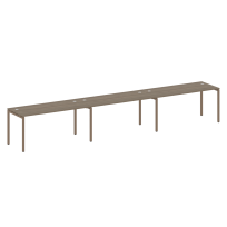 Metal System Quattro Р. ст. на 3 раб. места на П-образном м/к 40БП.СМ-3.4 Акация/Антрацит металл 4800*720*750 Metal System Quattro Р. ст. на 3 раб. места на П-образном м/к 40БП.СМ-3.4 Акация/Антрацит металл 4800*720*750