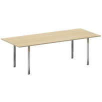 Metal System Direct Стол переговорный на П-обр. м/к БП.ПРГ-240 Акация/Нерж. сталь 2400*1000*750 Metal System Direct Стол переговорный на П-обр. м/к БП.ПРГ-240 Акация/Нерж. сталь 2400*1000*750