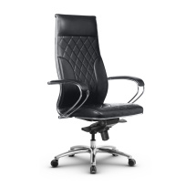 Кресло для руководителя Метта L 1c 44M/K_17838 Кожа перфорированная NewLeather – Черный Кресло для руководителя Метта L 1c 44M/K_17838 Кожа перфорированная NewLeather – Черный