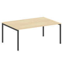 Metal System Quattro Перег. стол (1 столешница) на П-образном м/к 40БП.ПРГ-1.5 Акация/Антрацит металл 1800*1235*750 Metal System Quattro Перег. стол (1 столешница) на П-образном м/к 40БП.ПРГ-1.5 Акация/Антрацит металл 1800*1235*750