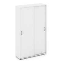 Шкаф-купе для одежды Style Project SN.SHK-003 / Акация Лорка – Белый – Черные ручки / 1200×400×1982 Шкаф-купе для одежды Style Project SN.SHK-003 / Акация Лорка – Белый – Черные ручки / 1200×400×1982